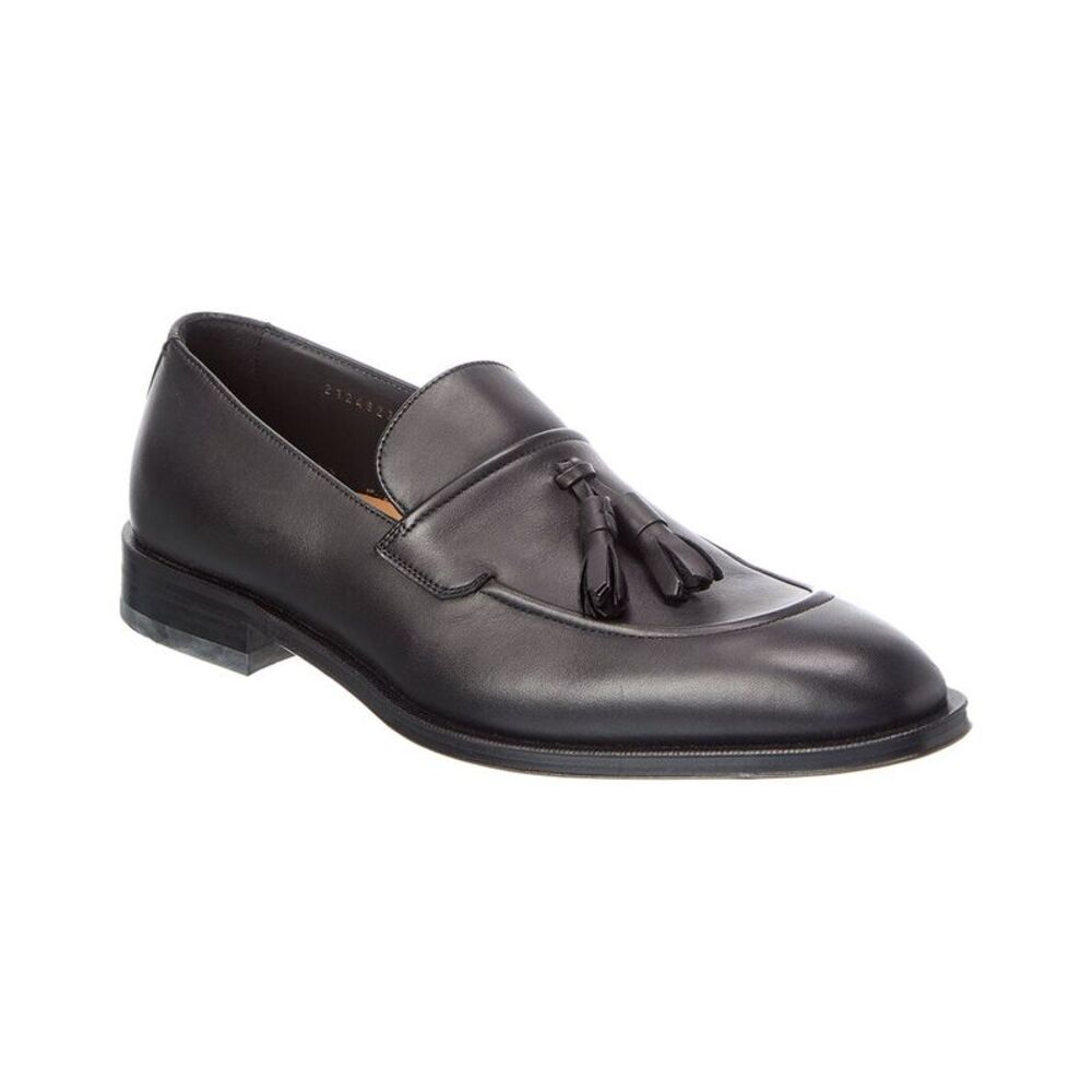 Hugo Boss Derrek Leather Loafer, Black